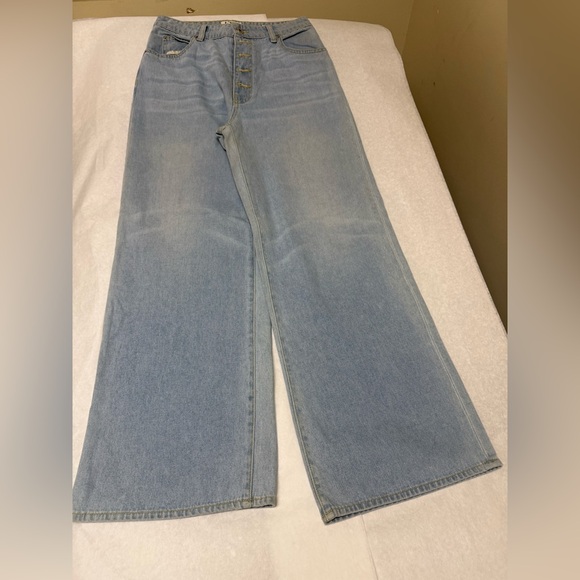 Eve The Charlotte Light Blue High-Waisted Wide-Leg Jeans💥 - Picture 2 of 11